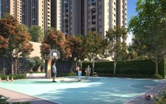 Exclusive futsal field and outdoor sports arena for luxury flats in Anandapur.